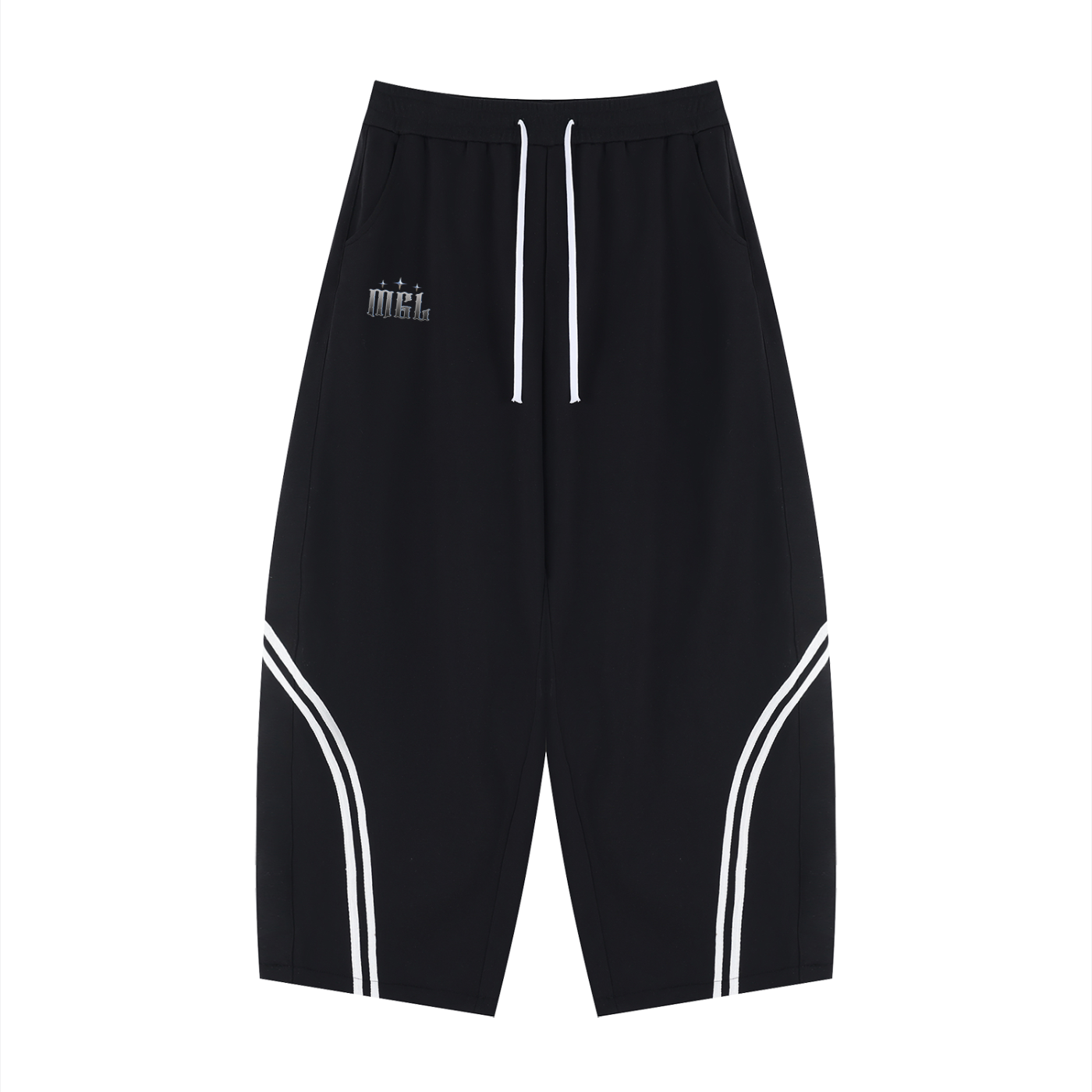 MGL Wide Leg Piping Sweatpants
