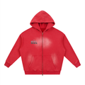 MGL Sunfaded Two-way Zipper Fleece Hoodie