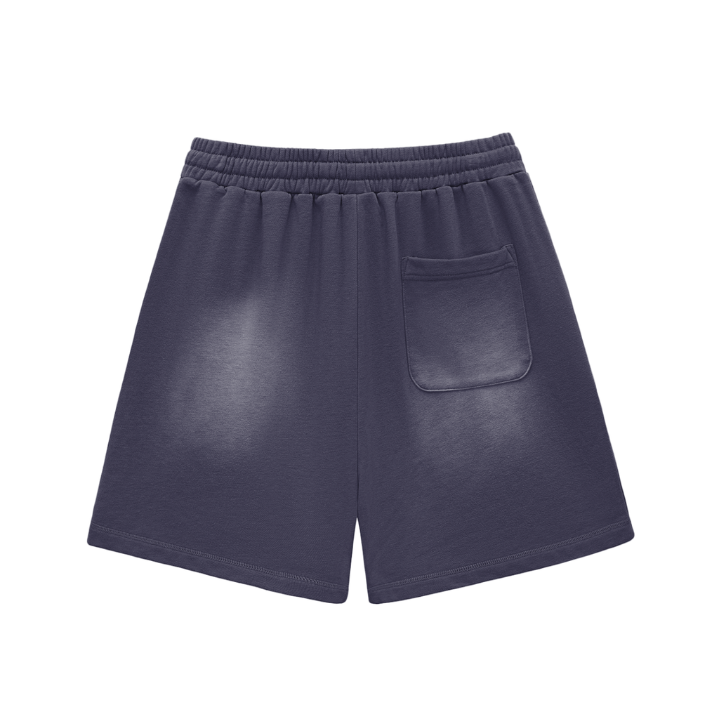 MGL "Sun-Kissed" Raw Edge Cotton Athletic Shorts