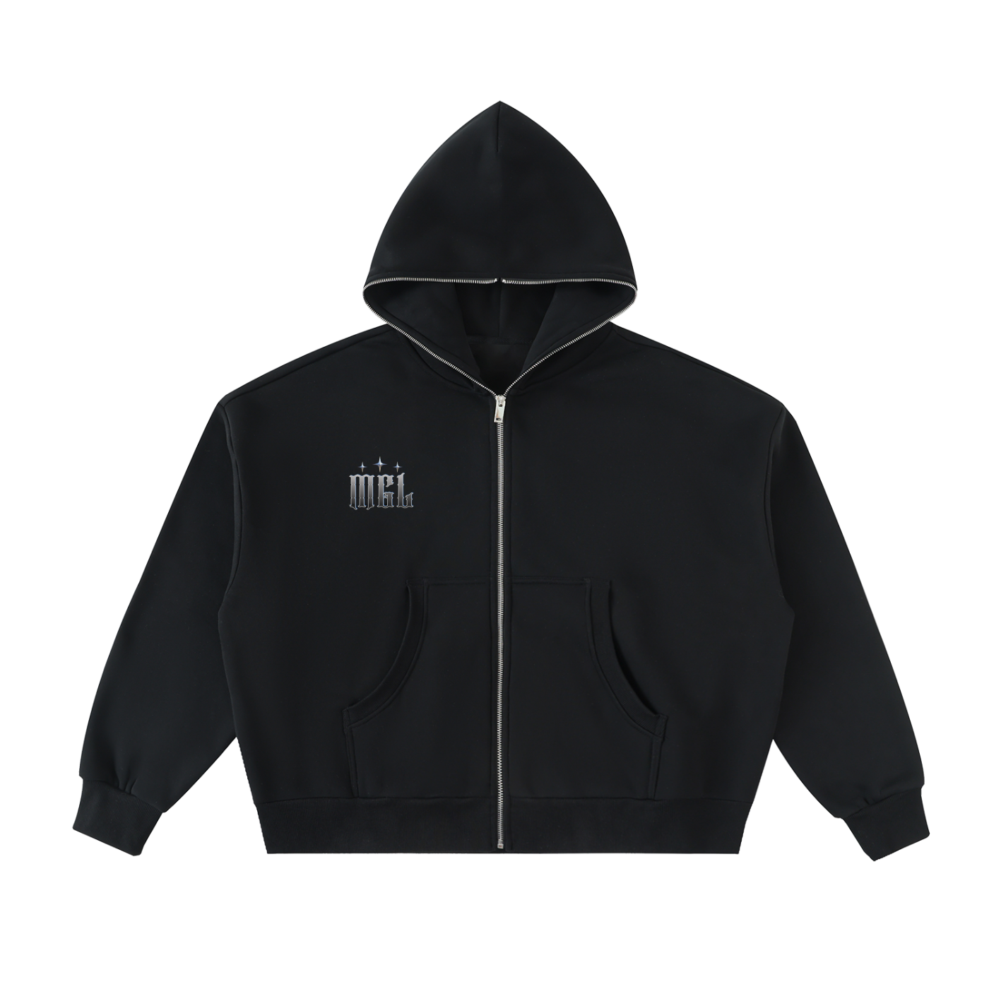 MGL Trendy Full-Zip Up Hoodie