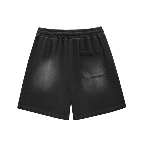MGL "Sun-Kissed" Raw Edge Cotton Athletic Shorts