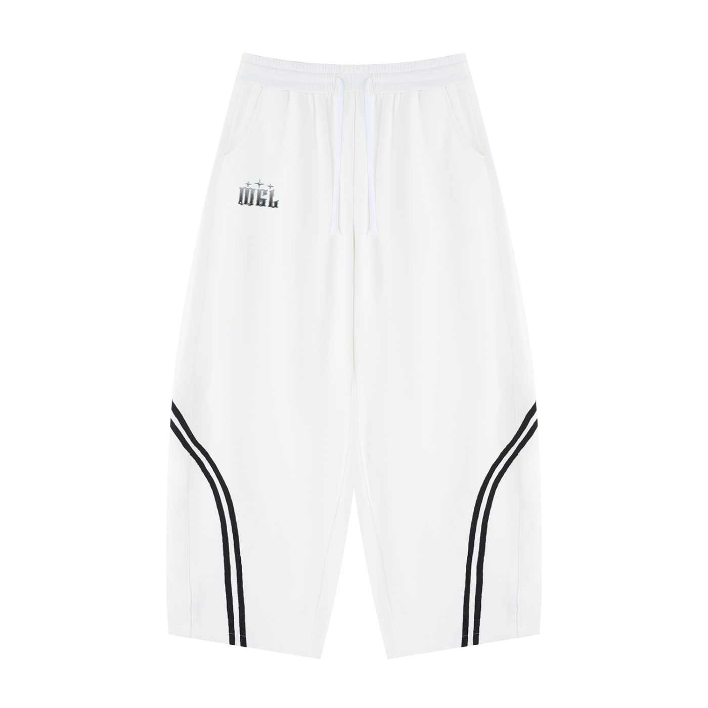 MGL Wide Leg Piping Sweatpants