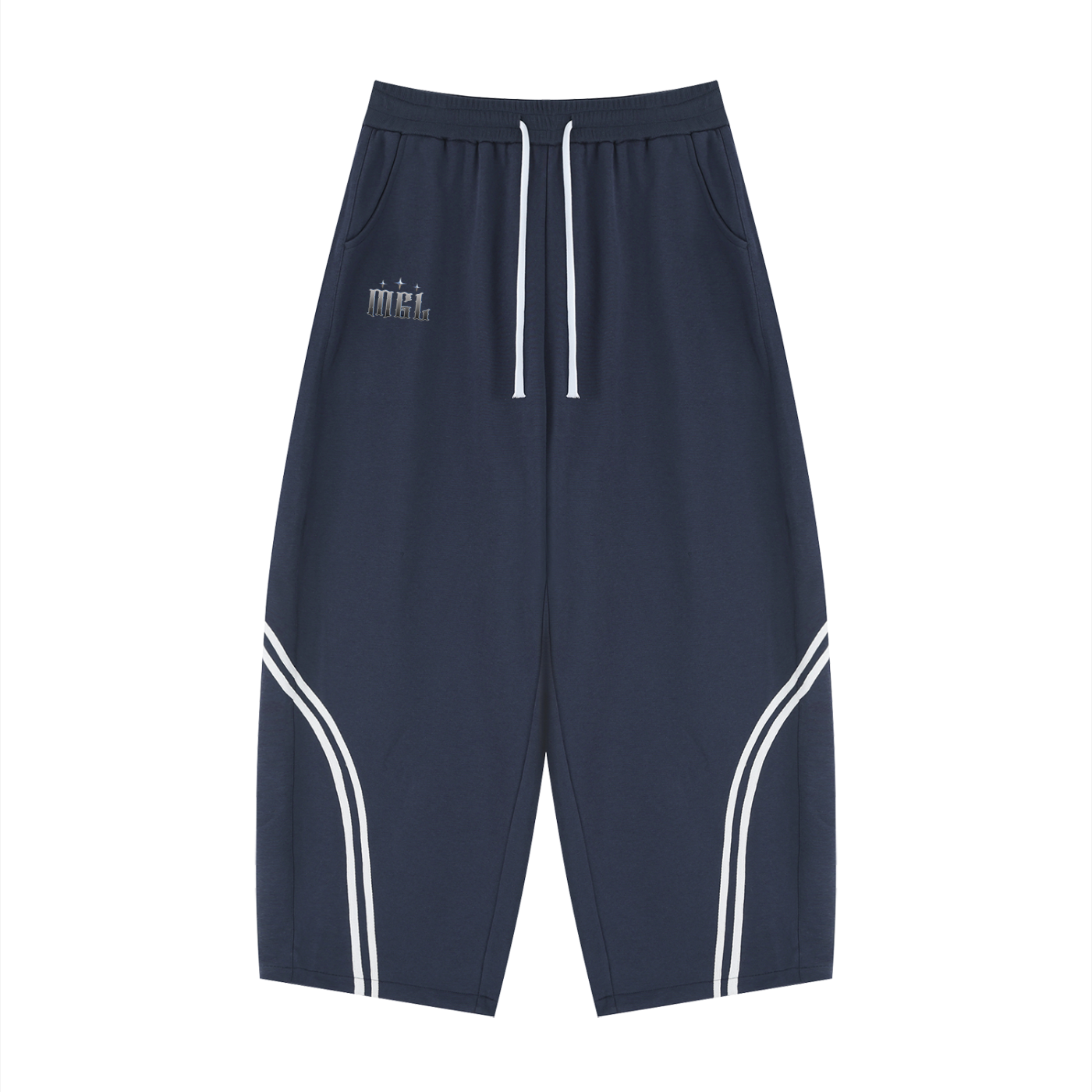 MGL Wide Leg Piping Sweatpants